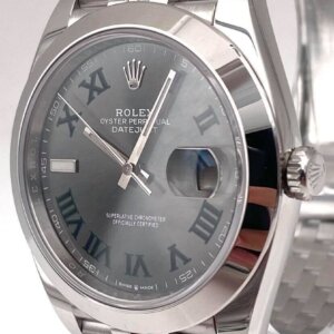 Superclone Rolex Datejust 41mm Rhodium Dial 126300 “Wimbledon” Jubilee