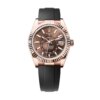 Superclone Rolex Sky-Dweller 42 mm Chocolade Wijzerplaat 336235