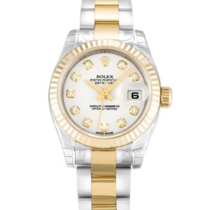 Rolex Lady-Datejust 26mm White Dial 179173