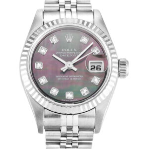 Rolex Lady-Datejust 26mm Mother of Pearl – Black Dial 79174