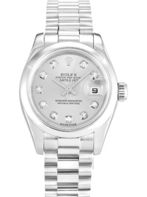 Rolex Lady-Datejust 26mm Silver Dial 179166 photo review