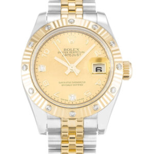 Rolex Lady-Datejust 26 mm Champagnerfarbenes Zifferblatt 179313