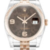 Rolex Datejust 36mm Chocolate Floral Dial 116231