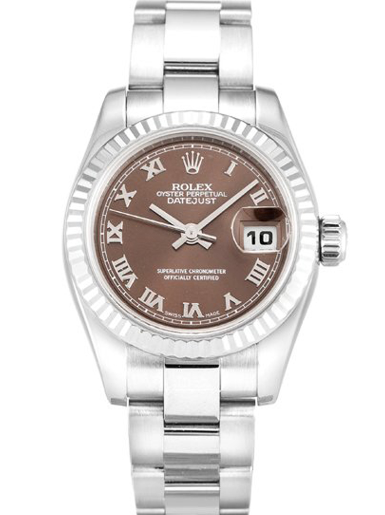 Rolex Lady-Datejust 26 mm bronzen wijzerplaat 179179