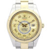 Rolex Sky-Dweller 42 mm Goldzifferblatt 326938-2