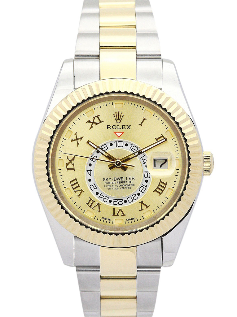 Rolex Sky-Dweller 42mm Cadran Or 326938-2