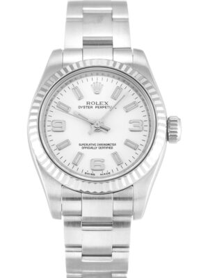 Rolex Oyster Perpetual Lady 26mm White Dial 176234 photo review