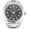 Rolex Oyster Perpetual Lady 31 mm schwarzes Zifferblatt 177234
