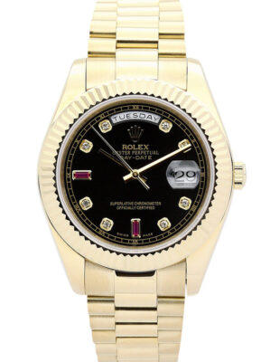 Rolex Day-Date 36mm Black Dial 118238 photo review