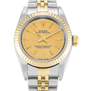 Rolex Oyster Perpetual Lady 24 mm Cadran doré 76193