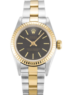 Rolex Oyster Perpetual Lady 24mm Black Dial 67193 photo review