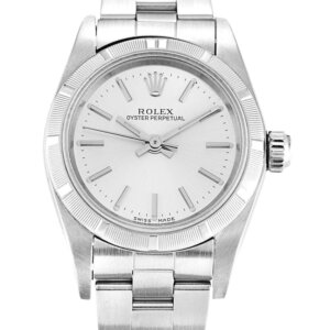 Rolex Oyster Perpetual Lady 26 mm zilveren wijzerplaat 67230