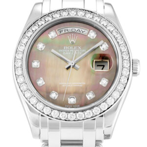 Rolex Day-Date 36mm Mother of Pearl – Black Dial 18946