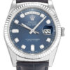 Rolex Day-Date 36 mm blauwe wijzerplaat 118139