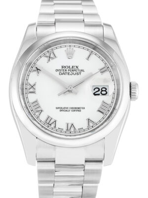 Rolex Datejust 36mm White Dial 116200-2 photo review