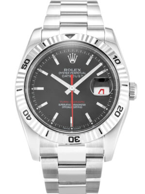 Rolex Datejust Turn-O-Graph 36mm Grey Dial 116264-2 photo review