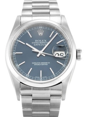 Rolex Datejust 36mm Blue Dial 16200 photo review
