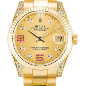 Rolex Datejust Mid-Size 31mm Champagner Zifferblatt 178238