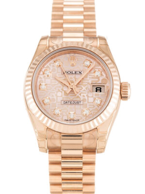 Rolex Lady-Datejust 26mm Rose Dial 179175 photo review