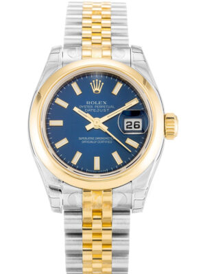 Rolex Lady-Datejust 26mm Blue Dial 179163 photo review