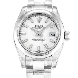 Rolex Lady-Datejust 26mm Cadran blanc 179160