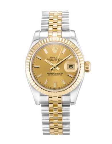 Rolex Lady-Datejust 26mm Champagne Dial 179173-3 photo review