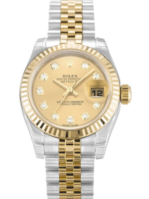 Rolex Lady-Datejust 26mm Champagne Dial 179173-2 photo review