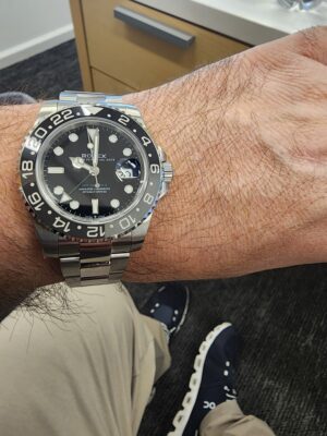 Superclone Rolex GMT-Master II 126710GRNR “Bruce Wayne” Oyster 2024 photo review