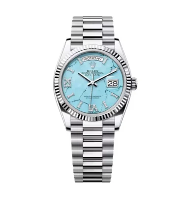 Rolex Oyster Perpetual 41mm Yellow Dial 124300 photo review