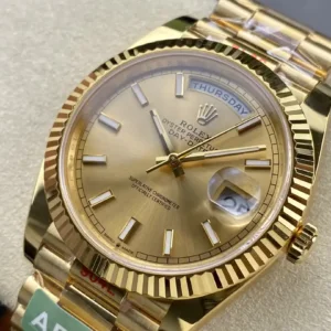 Superclone Rolex Day-Date II 40mm Champagne Dial 228238