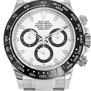 Superclone Rolex Daytona “Panda” 40mm White Dial 116500LN