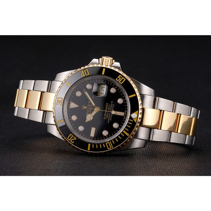 Superclone Rolex Submariner 41mm schwarzes Zifferblatt PR16233BG
