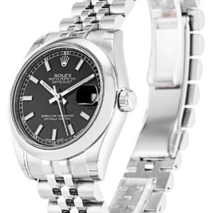 Rolex Lady-Datejust 31mm Black Dial 178240-3
