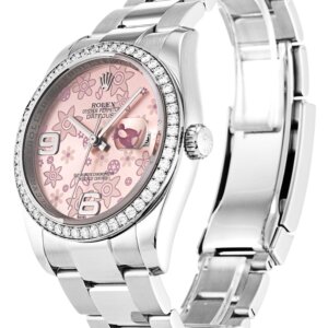 Rolex Datejust 36mm Pink Floral Dial 116244