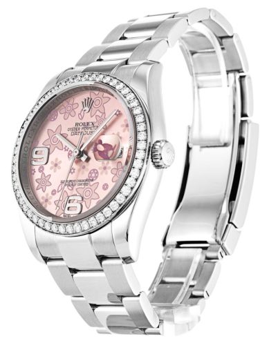 Rolex Datejust 36mm Pink Floral Dial 116244 photo review