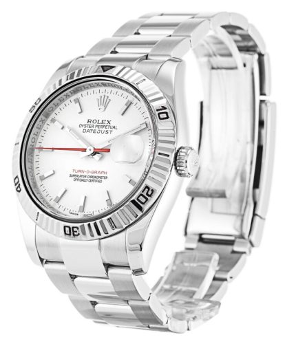 Rolex Datejust Turn-O-Graph 36mm White Dial 116264 photo review