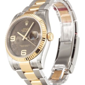 Rolex Datejust 36mm met bloemenwijzerplaat 116233