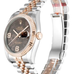 Rolex Datejust 36mm Chocolate Floral Dial 116231