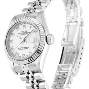 Rolex Lady-Datejust 25mm White Dial 79174