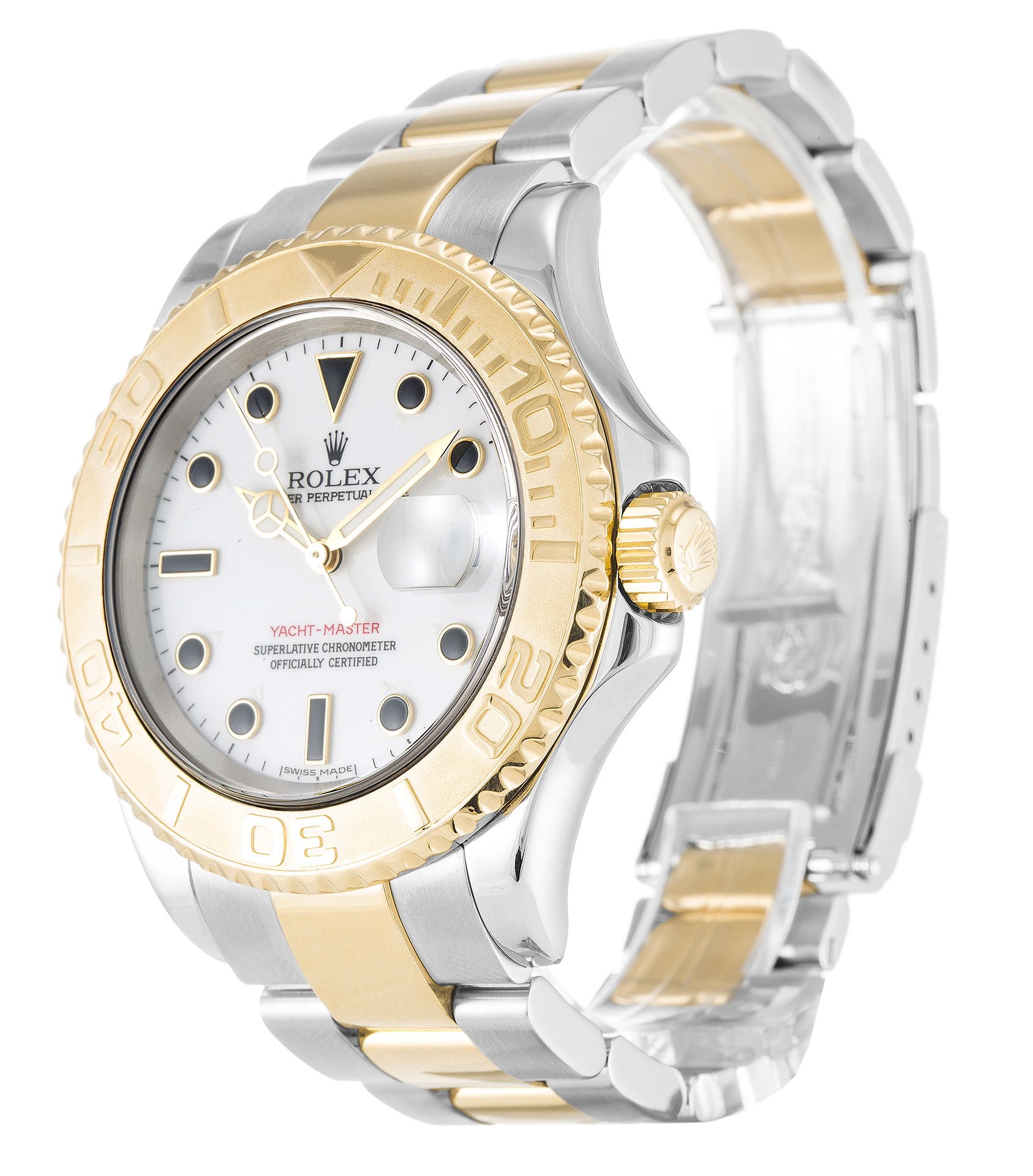 Rolex Yacht-Master 40mm met witte wijzerplaat 16623-2