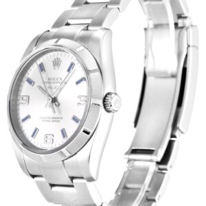 Rolex Air-King 34 mm zilveren wijzerplaat 114210-2