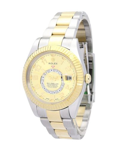 Rolex Sky-Dweller 42mm Gold Dial 326938 photo review