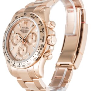Rolex Daytona 40mm Rose Diamond Baguette Dial 116505