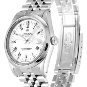Rolex Oyster Perpetual Date 34 mm witte wijzerplaat 15200