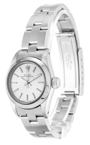 Rolex Oyster Perpetual Lady 26mm Silver Dial 67180 photo review