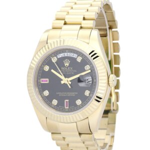 Rolex Day-Date 36mm Black Dial 118238