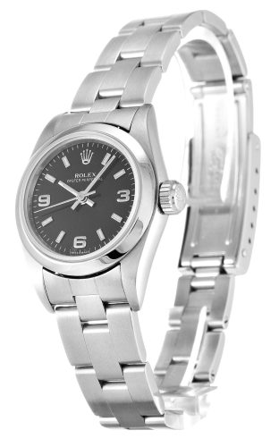 Rolex Oyster Perpetual Lady 26mm Black Dial 67180 photo review