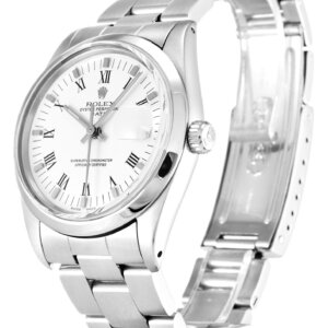 Rolex Oyster Perpetual Date 34 mm weißes Zifferblatt 15000