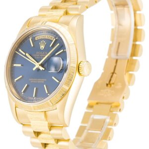 Rolex Day-Date 36 mm Esfera azul 18248