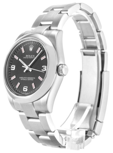 Rolex Oyster Perpetual Lady 31mm Black Dial 177200 photo review